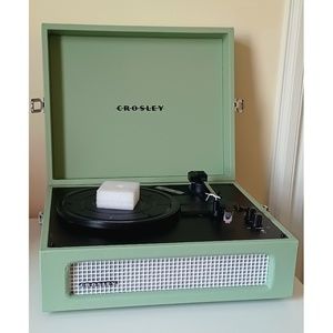 Crosley Voyager Record Player Sage Green - Like New